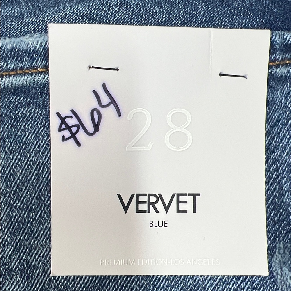 Skinny High-Rise Button-Fly Jeans - Dark Blue - Picture 8 of 8